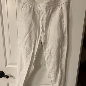 GAP Cream Jogger Pants